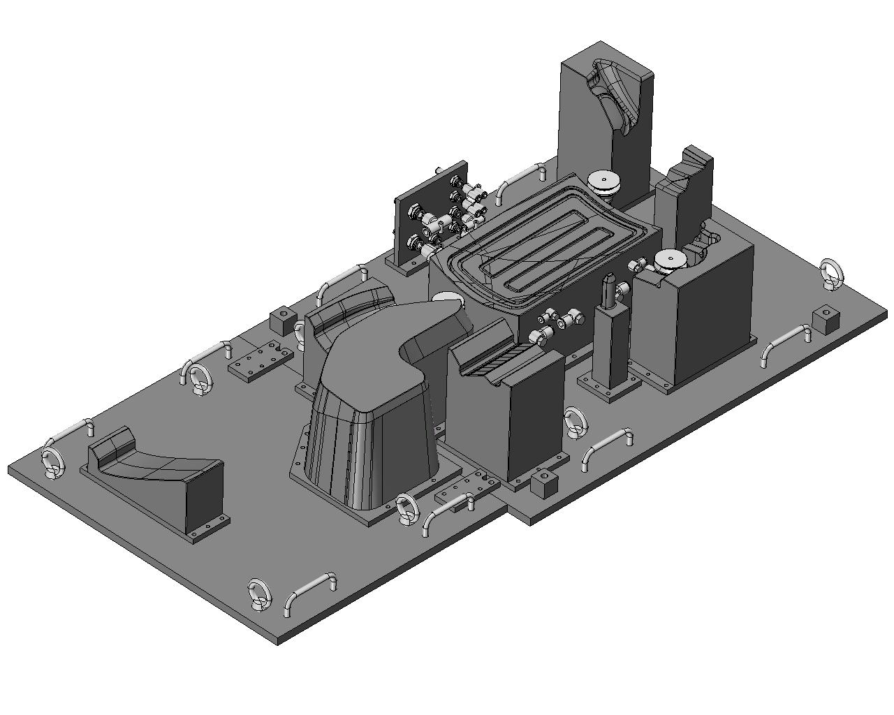 樹脂保持治具の3D設計