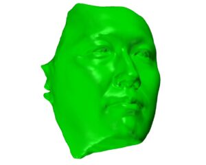 3Dスキャンサンプル 人物の顔