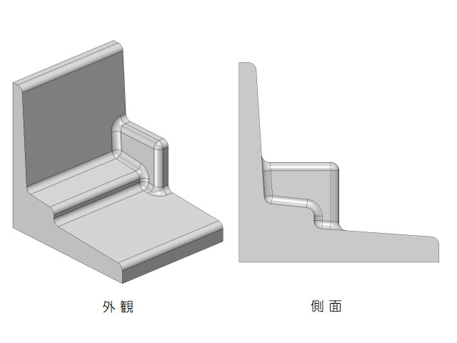 V字状ブロック