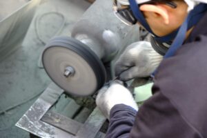 仕上げ磨き